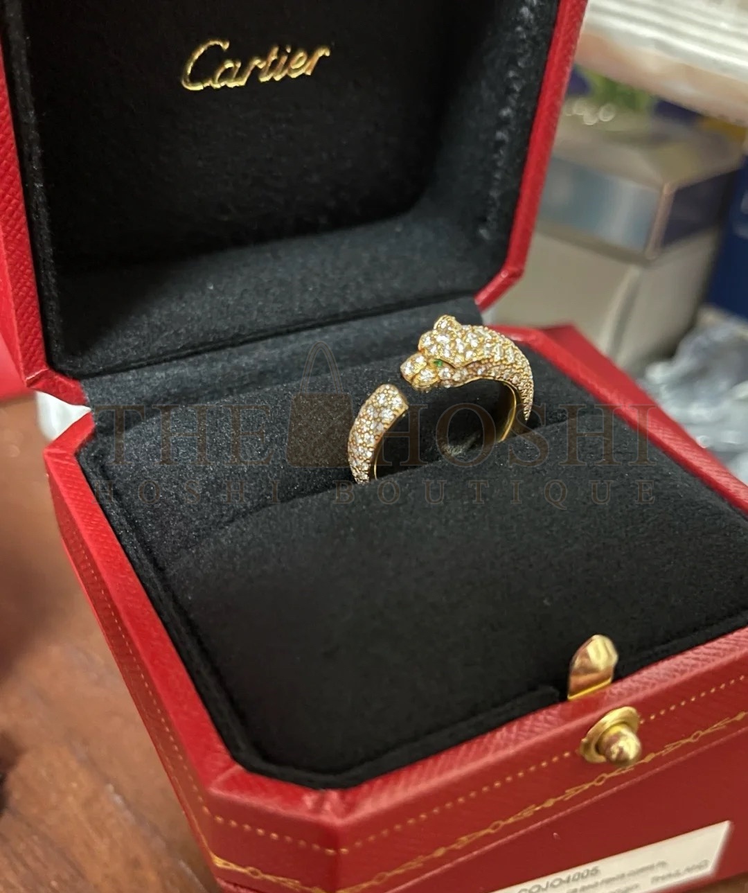 Ca*t1er PANTHÈRE DE RING Dupe, Gold Master Quality