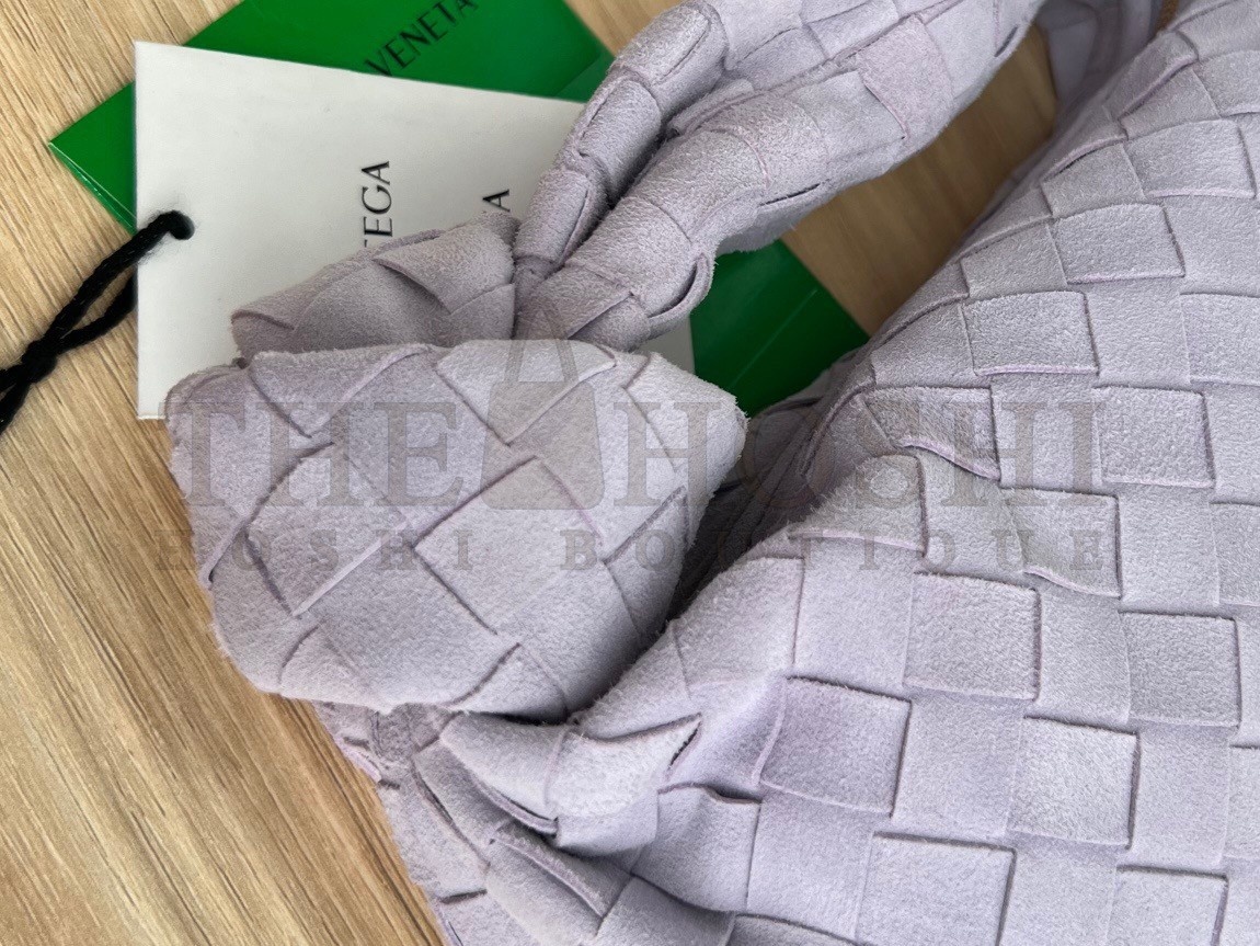 B0tt*ga Ven*ta BV Jodie Mini Bag In Lilac Intrecciato Suede Master Quality
