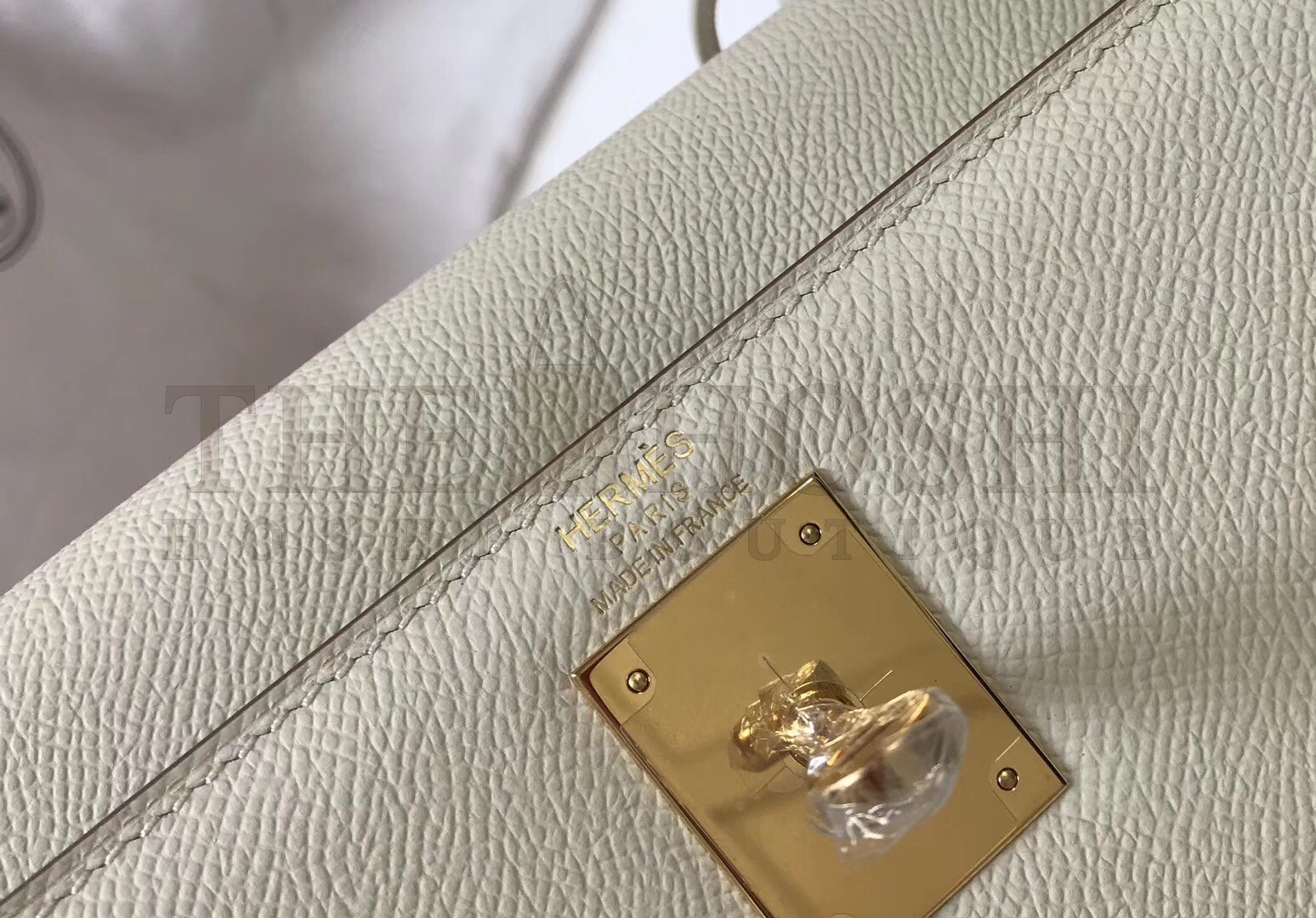 H**me5 White Epsom Kelly 32cm Sellier Bag Master Quality