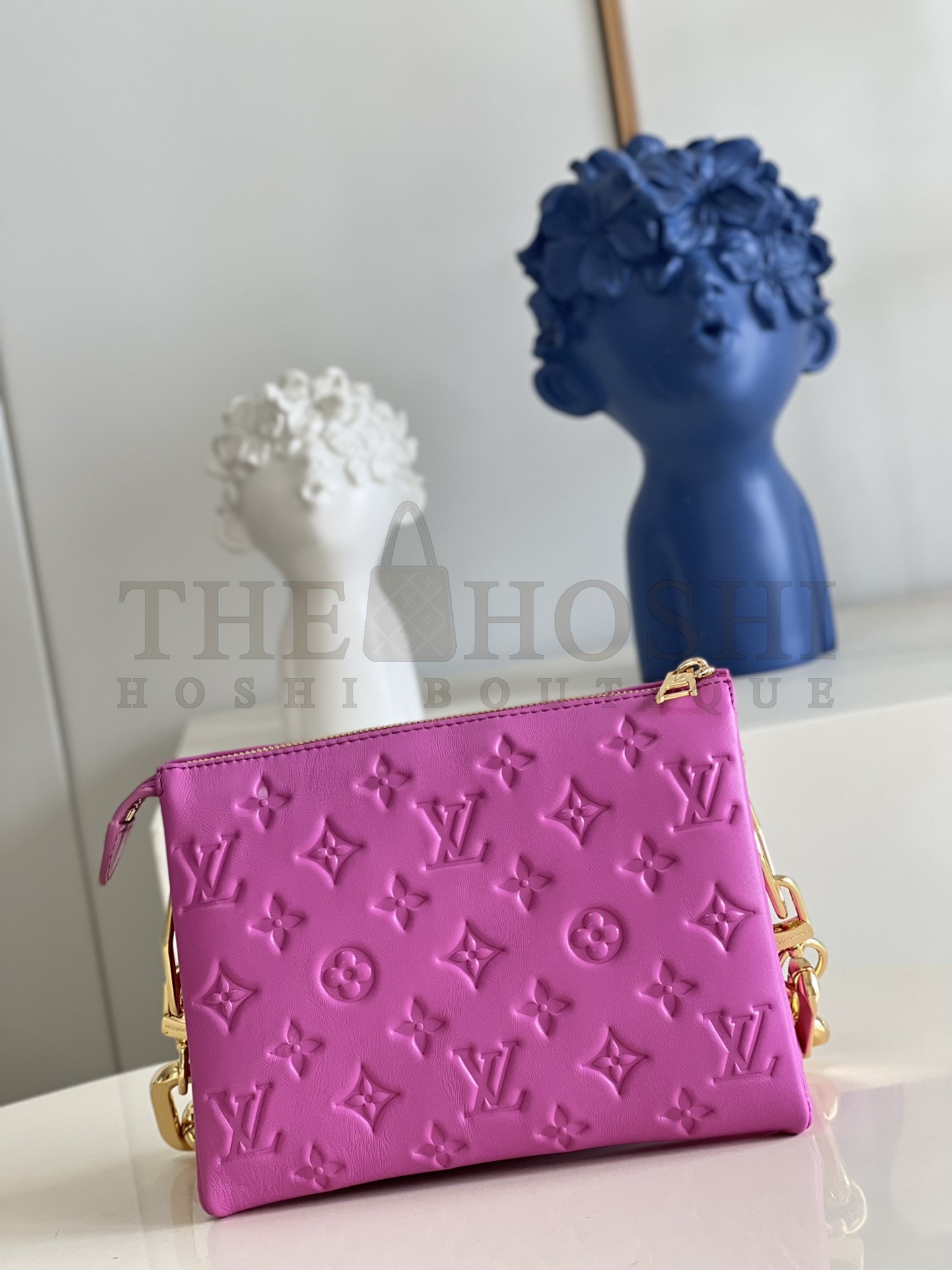 L0vis Vvtt0n LV Women Coussin BB Handbag Orchidee Purple Monogram Embossed Puffy Lambskin Master Quality