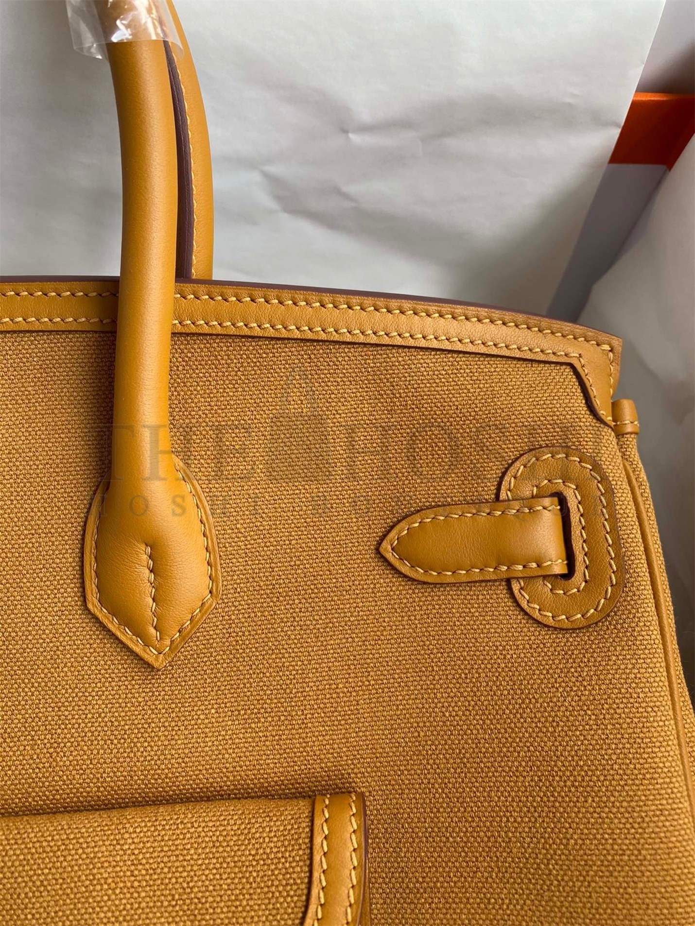 H**me5 Cargo Birkin 35cm Limited-edition Bag In Sesame Canvas Master Quality