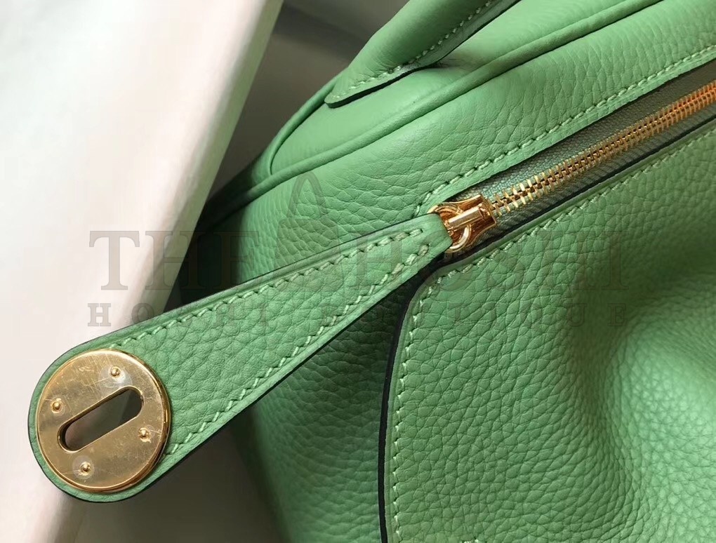H**me5 Lindy Mini Bag In Vert Criquet Clemence Calfskin Master Quality