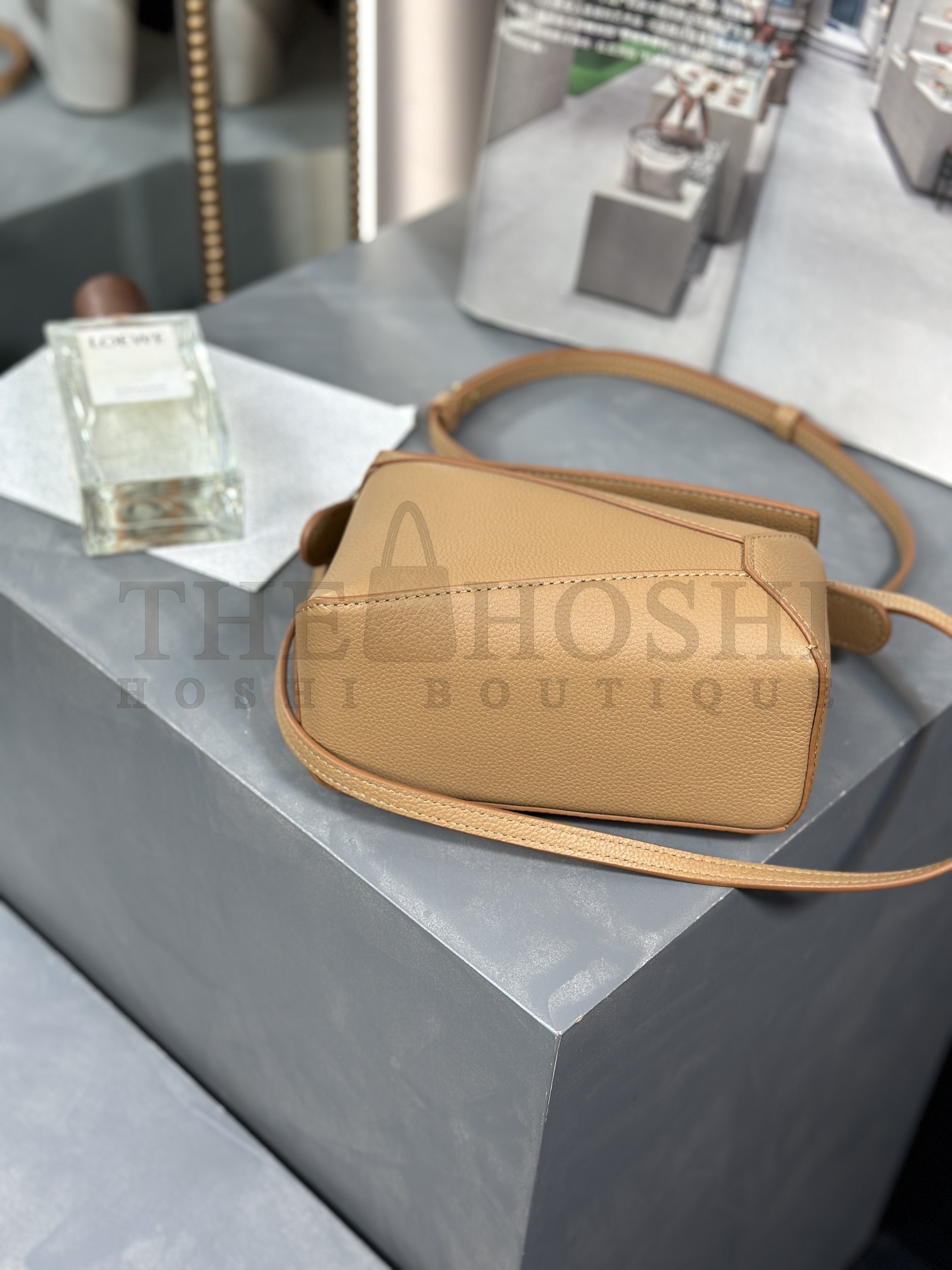 L0ew* Mini Puzzle bag in soft grained calfskin Master Quality