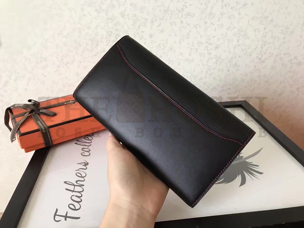H**me5 Black Swift Constance Long Wallet Master Quality