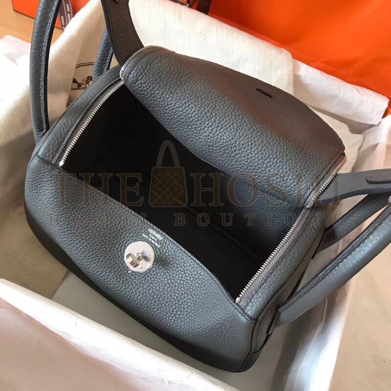 H**me5 Vert Gris Lindy 30cm Clemence Handmade Bag Master Quality