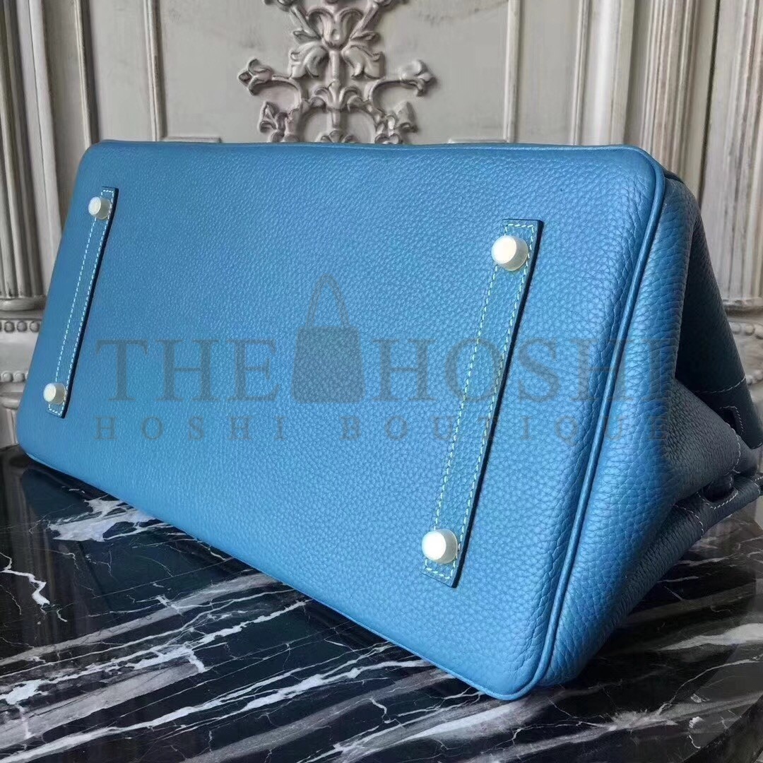 H**me5 Blue JPG Birkin 42cm Shoulder Bag Master Quality