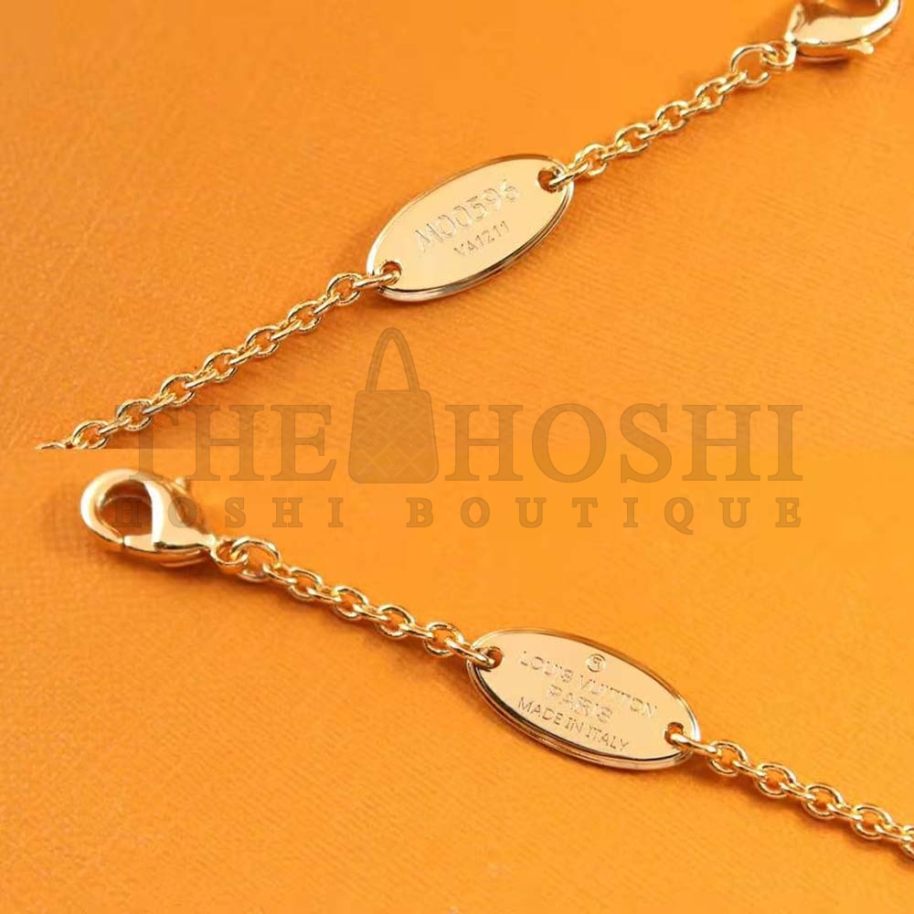 L0vis Vvtt0n Women LV Iconic Enamel Necklace-Pink Master Quality