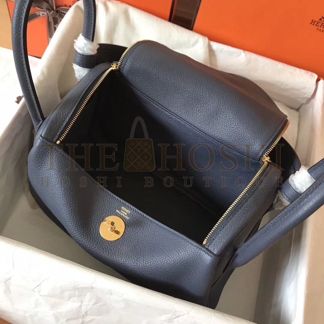 H**me5 Dark Blue Lindy 30cm Clemence Handmade Bag Master Quality