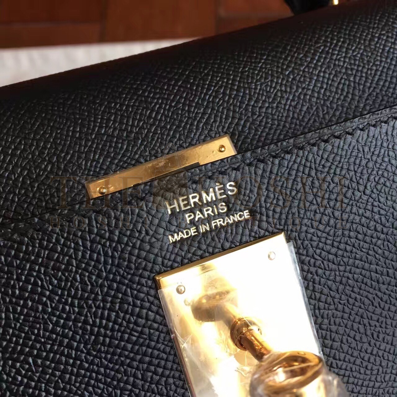 H**me5 Black Epsom Kelly 35cm Handmade Bag Master Quality