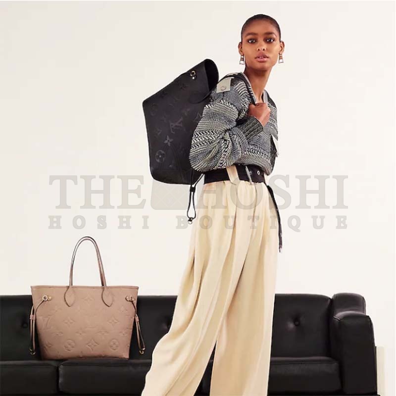 L0vis Vvtt0n LV Women Neverfull MM Tote  Embossed Cowhide Leather M45685 M46482 M47143 Master Quality