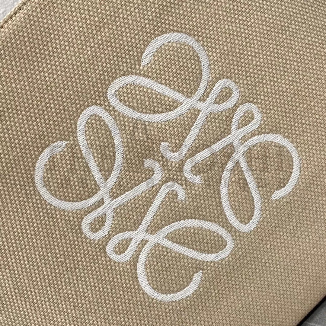 L0ew* Anagram Small Tote In Jacquard and Calfskin Master Quality