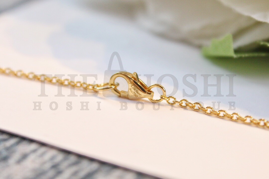 Ca*t1er Double Ring Necklace, LOVE NECKLACE Master Quality