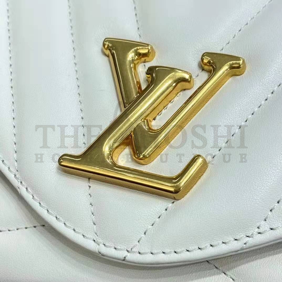 L0vis Vvtt0n LV Women New Wave Chain Bag Handbag White Smooth Cowhide Leather Master Quality