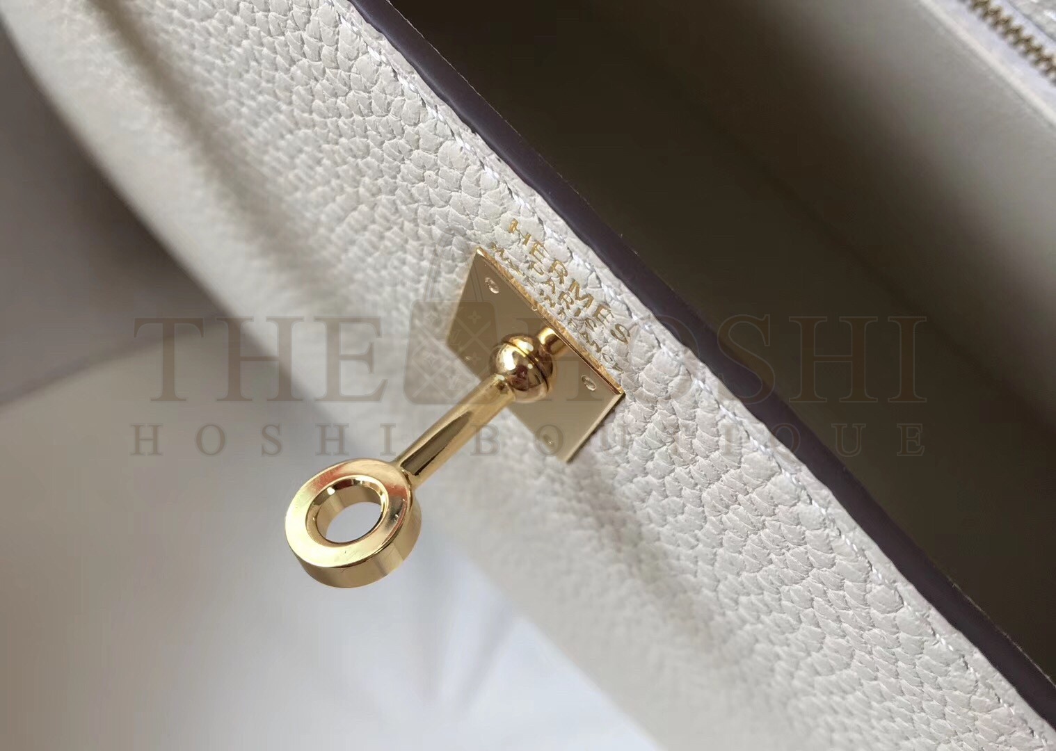 H**me5 Kelly 32cm Retourne Bag In Beton Clemence Leather Master Quality