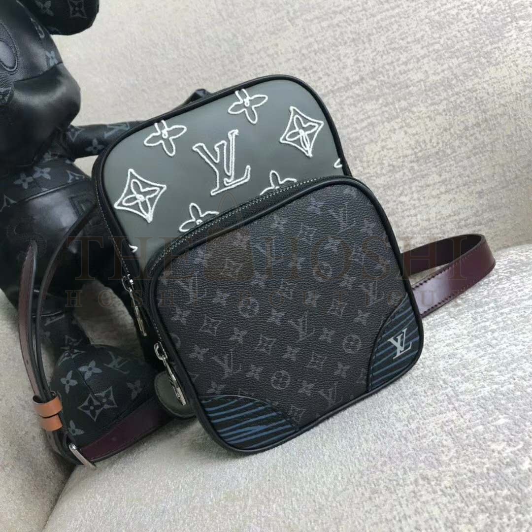 L0vis Vvtt0n LV Men Amazone Sling Bag Monogram Eclipse Canvas Master Quality