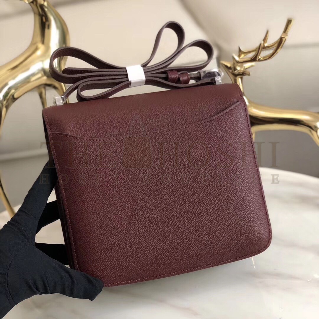 H**me5 2002 20cm Bag In Bordeaux Evercolor Calfskin Master Quality