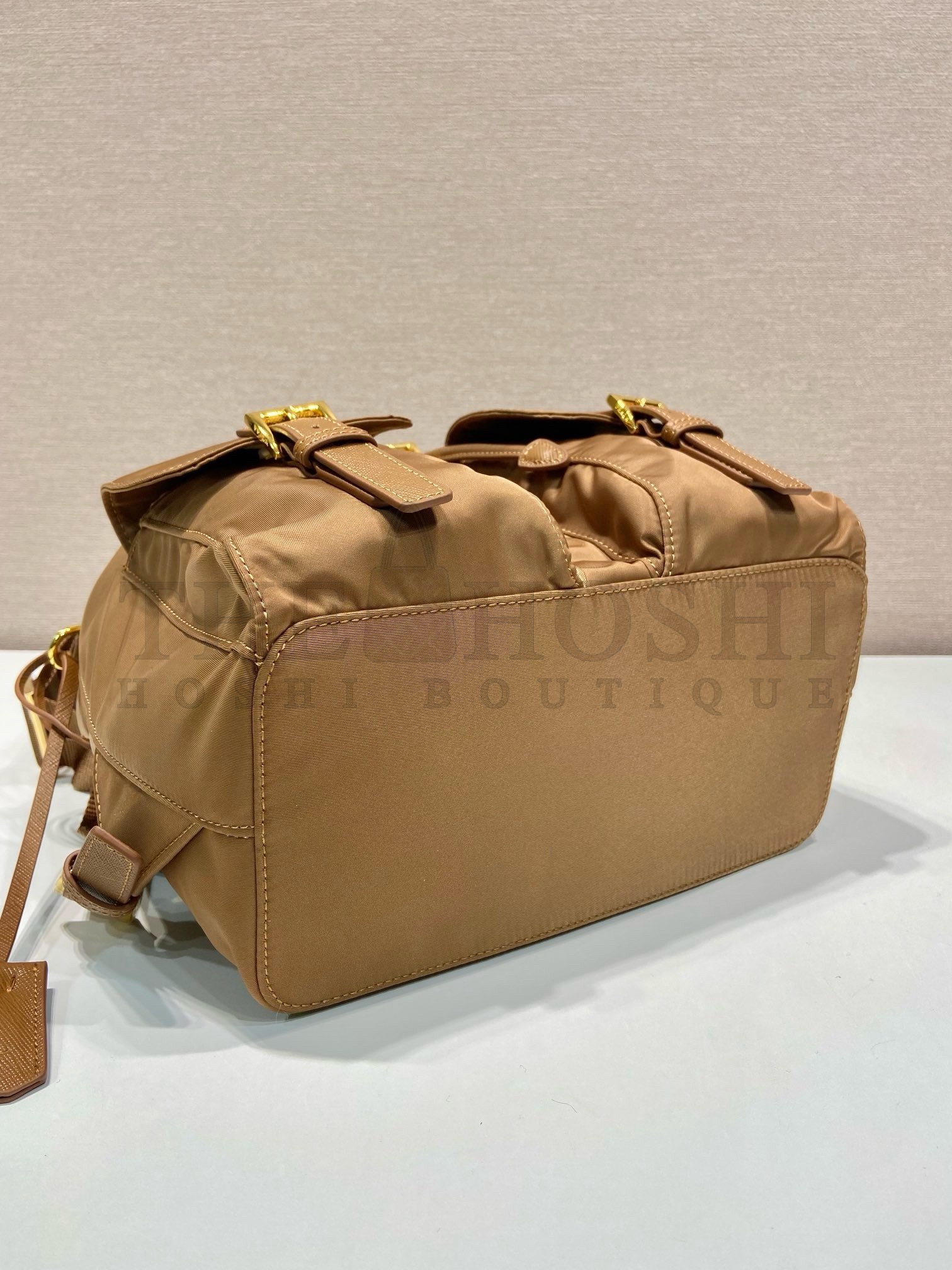 Pra*a Re-Edition 1978 Small Backpack in Brown Re-Nylon Master Quality