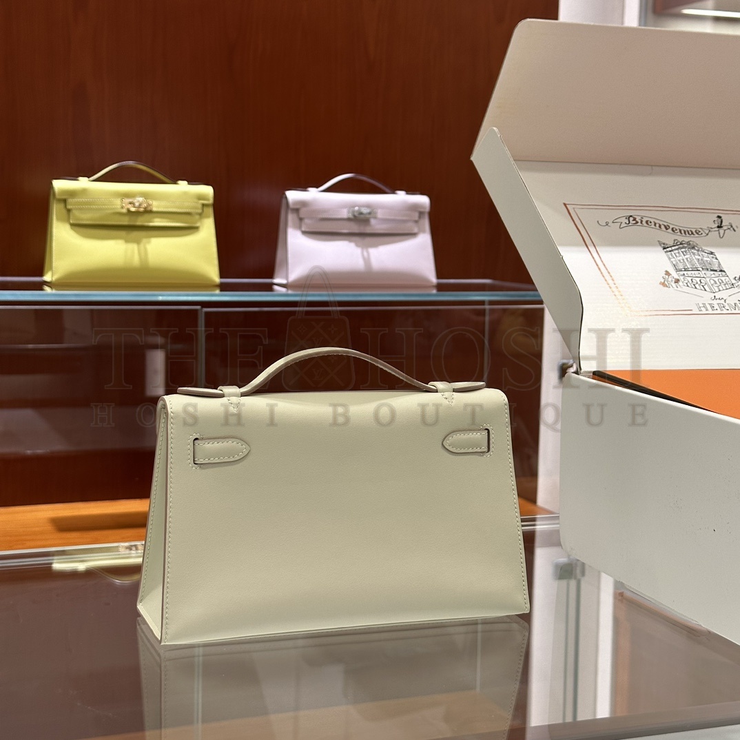 H**me5 Kelly Pochette Swift Bag Handmake 22x12x7cm Master Quality