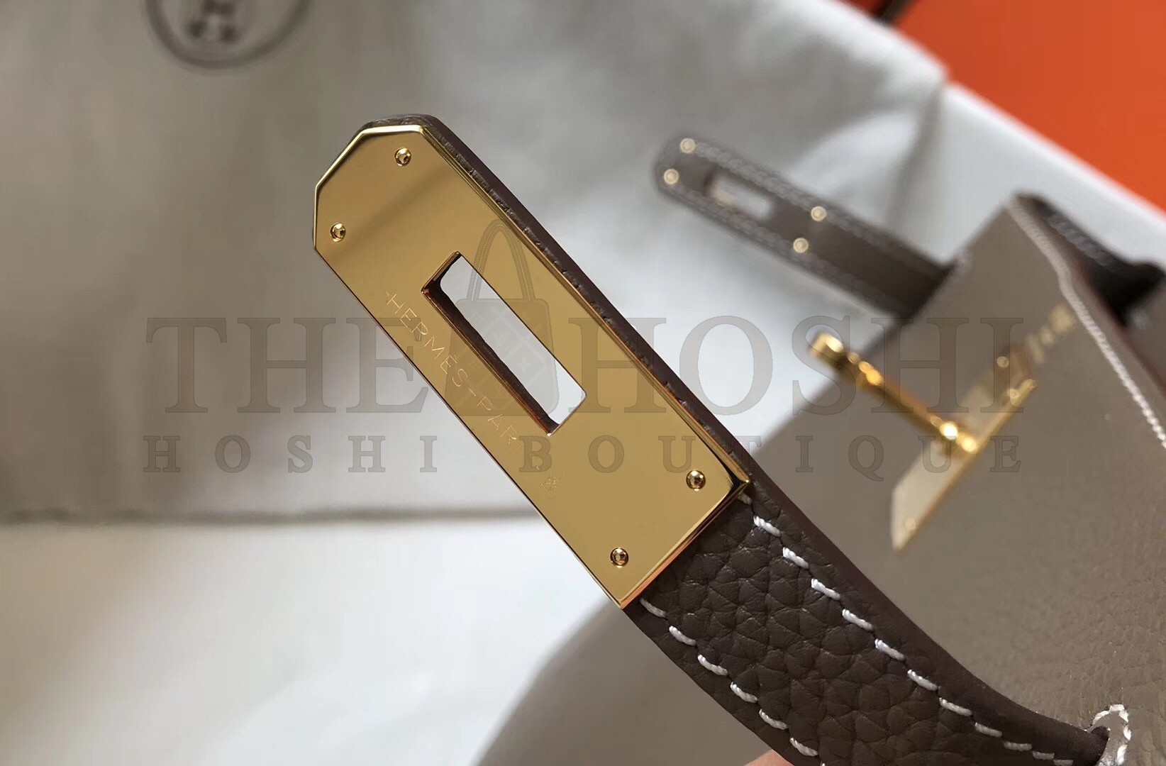 H**me5 Taupe Clemence Kelly 28cm Bag Master Quality