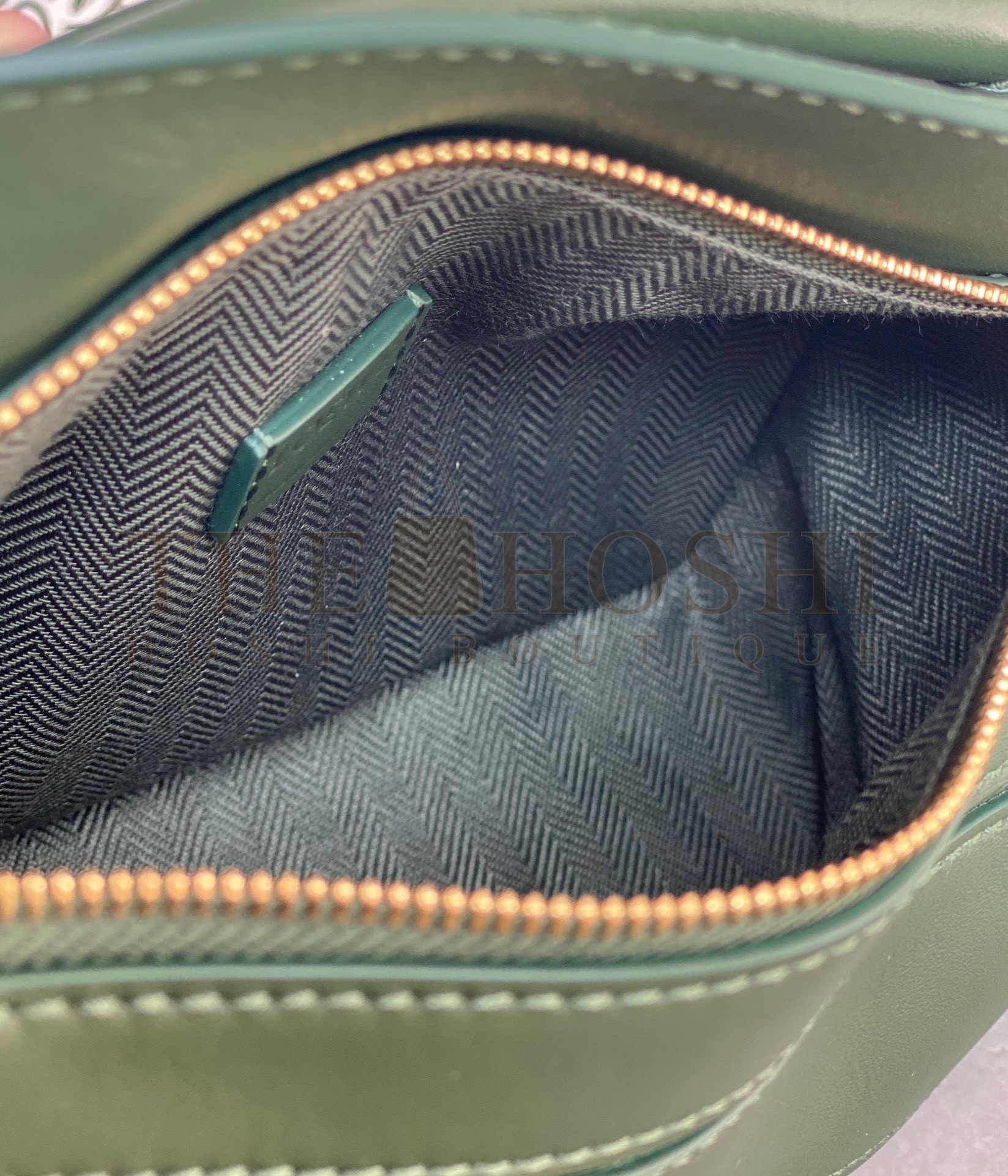 L0ew* Puzzle Mini Bag In Vintage Khaki Satin Calfskin Master Quality