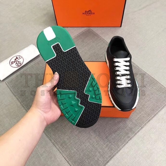 H**me5 Trail Sneakers In Black Epsom Calfskin Master Quality