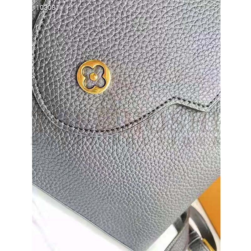 L0vis Vvtt0n LV Women Capucines MM Handbag Black Taurillon Leather Master Quality