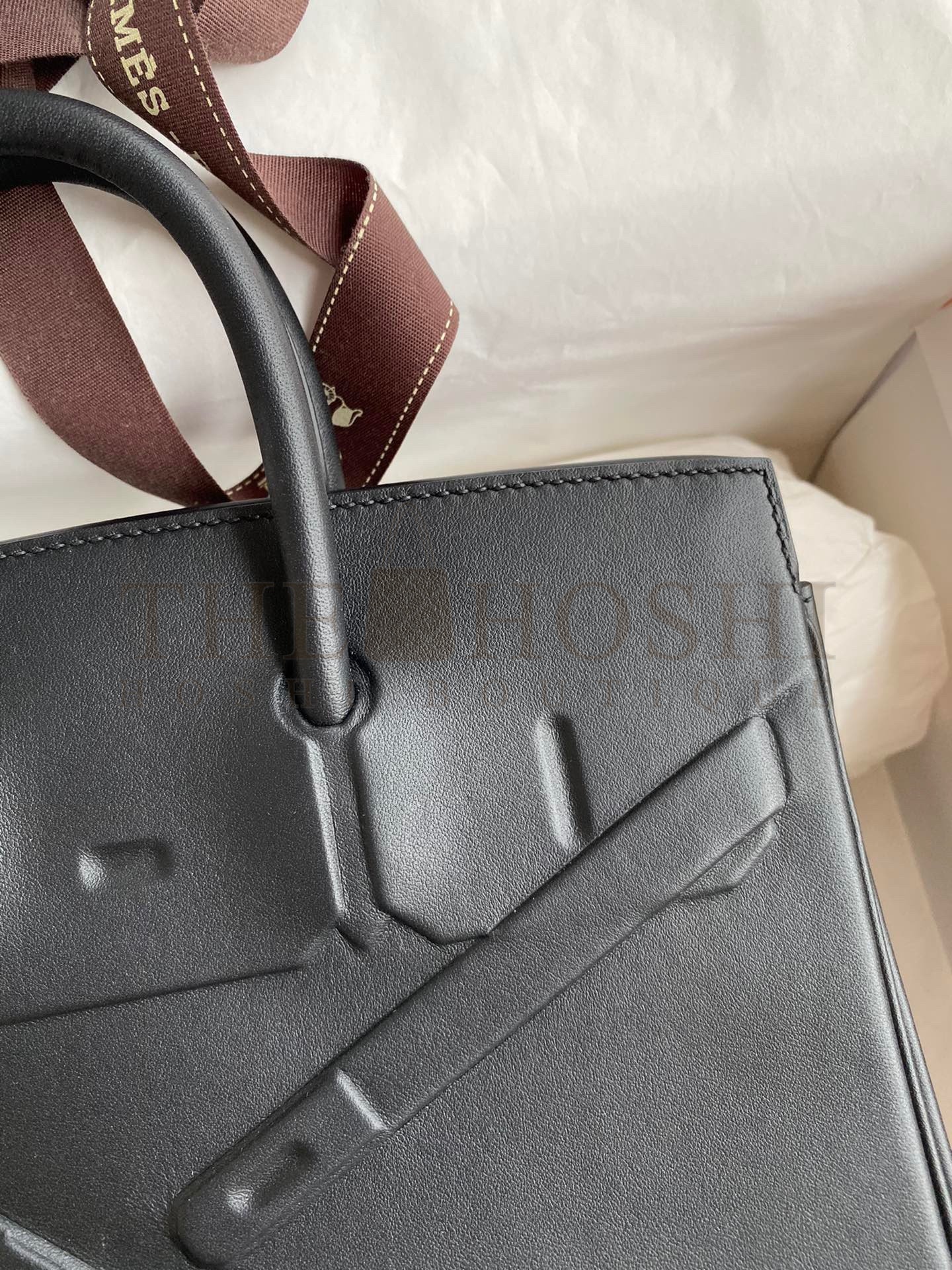 H**me5 Shadow Birkin 25 Limited Edition Bag In Black Swift Calfskin Master Quality