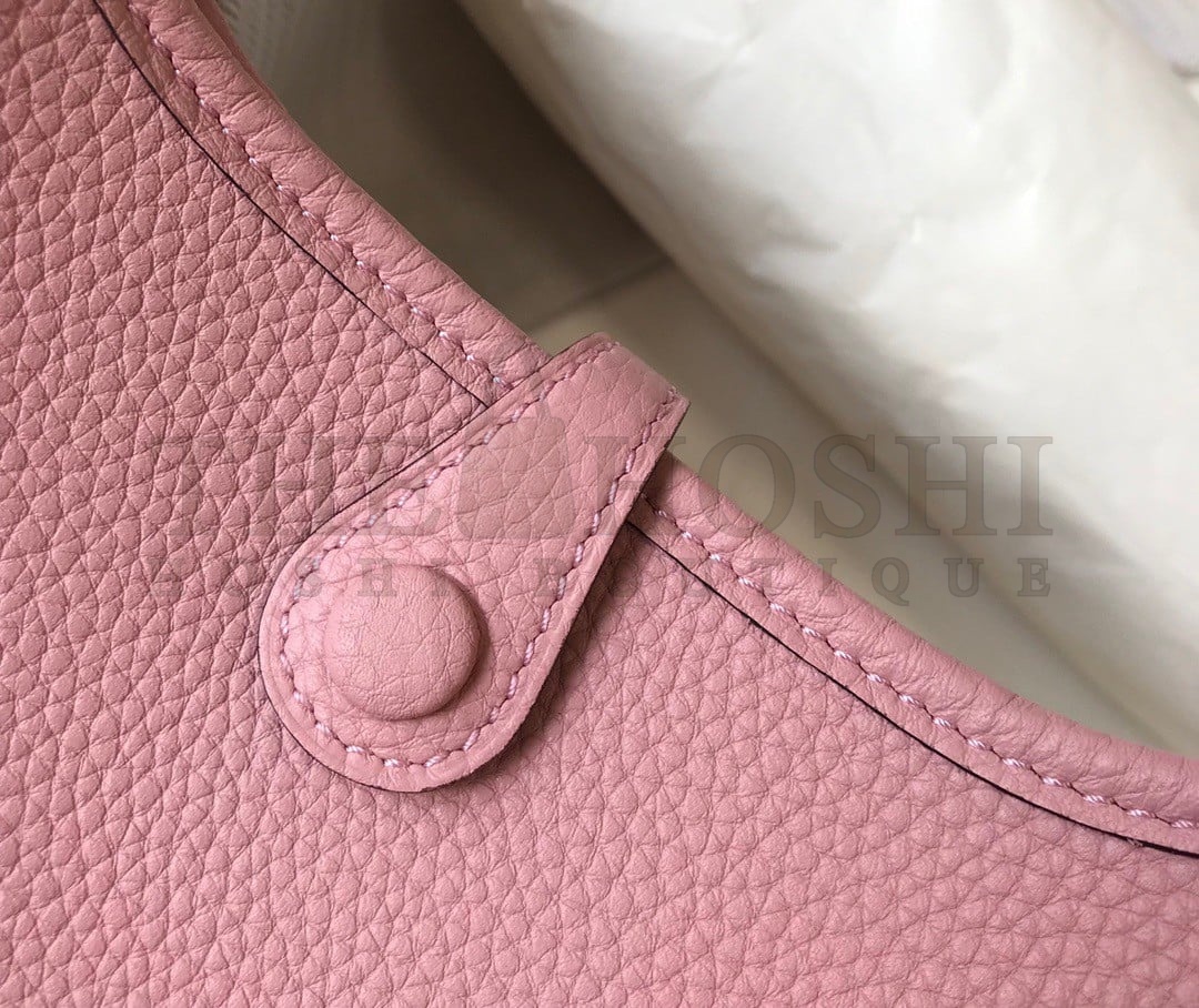 H**me5 Evelyne III Mini Bag In Pink Clemence Leather Master Quality