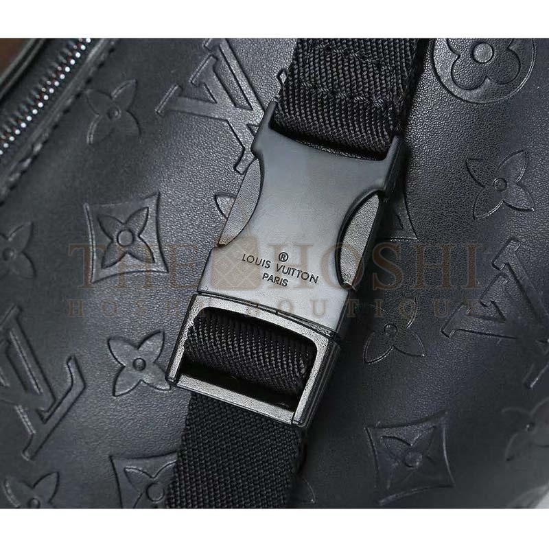 L0vis Vvtt0n LV Men Discovery Bumbag in Monogram Shadow Calf Leather-Black Master Quality