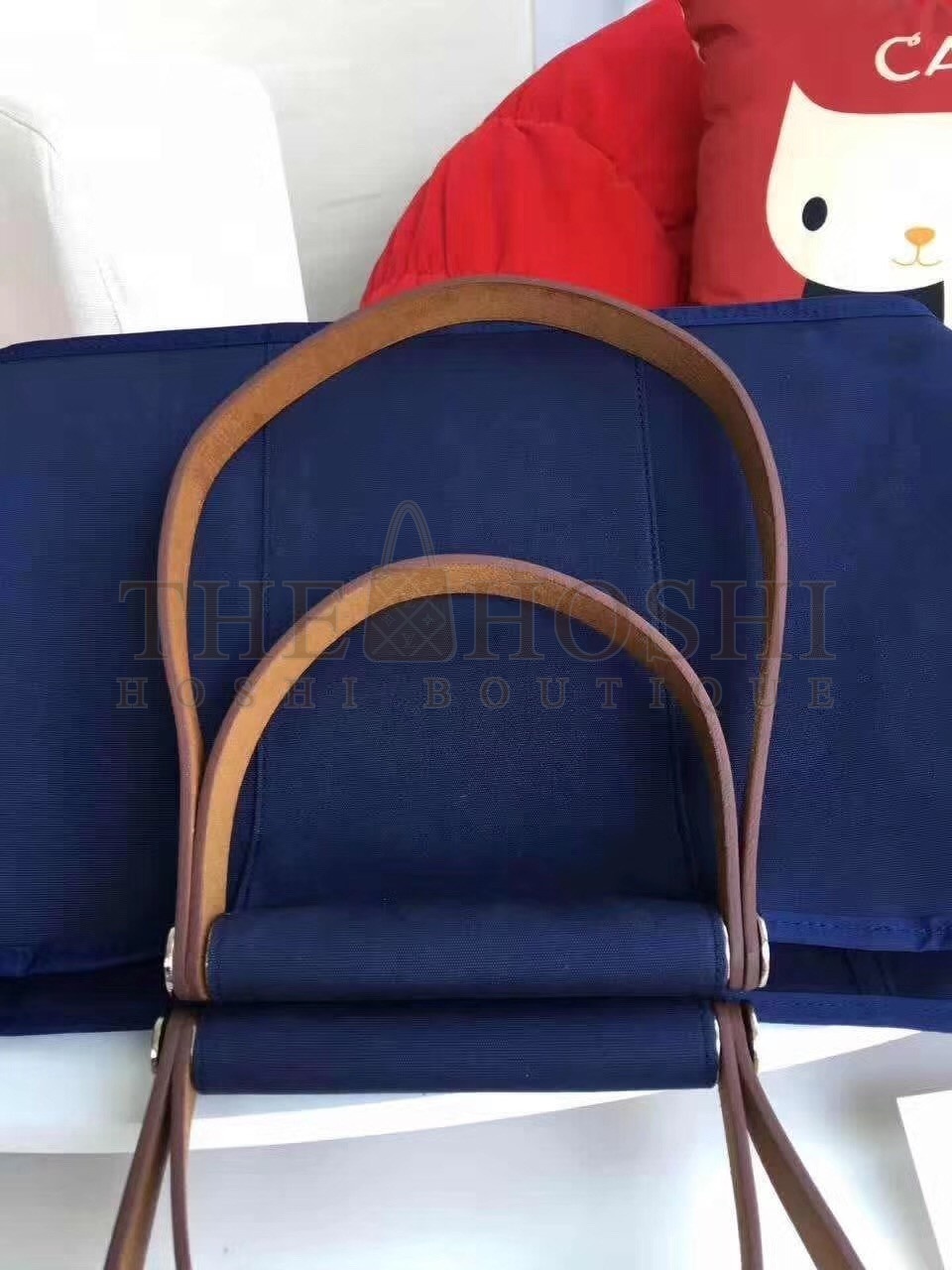 H**me5 Cabag Elan Bag In Dark Blue Canvas Master Quality