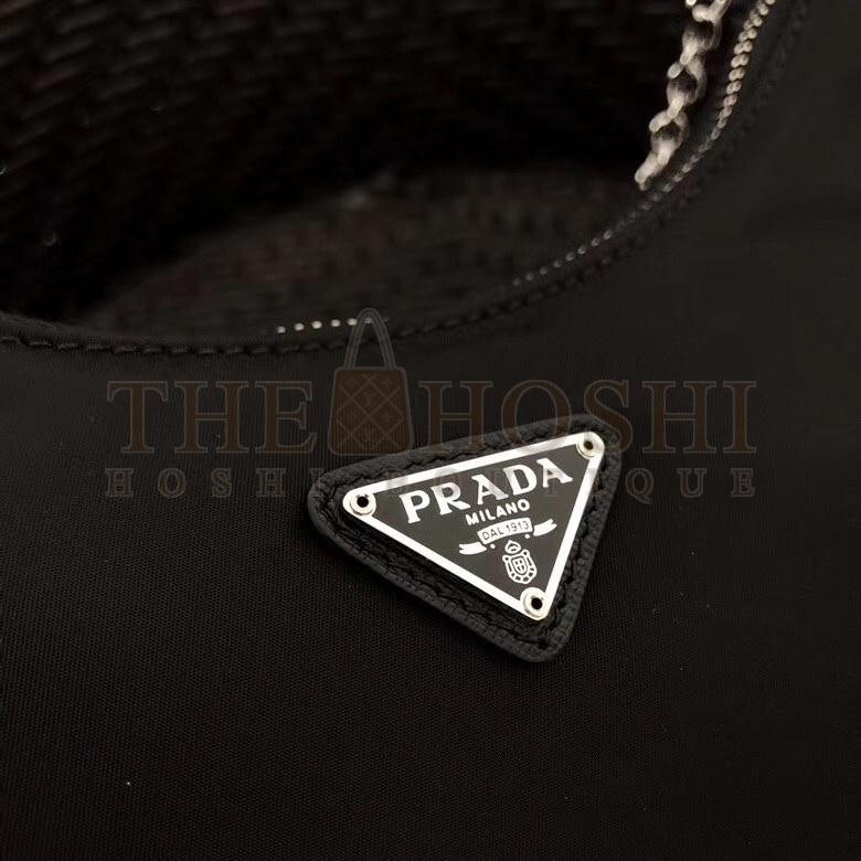 Pra*a Re-Edition 2005 Shoulder Bag In Black Nylon Master Quality