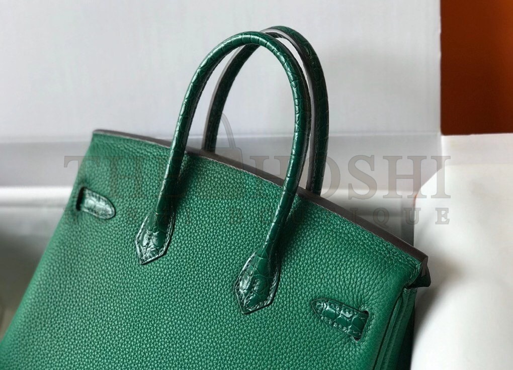 H**me5 Touch Birkin 25cm Limited Edition Green Bag Master Quality