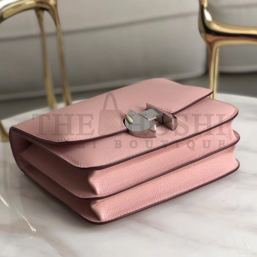 H**me5 2002 20cm Bag In Rose Sakura Evercolor Calfskin Master Quality