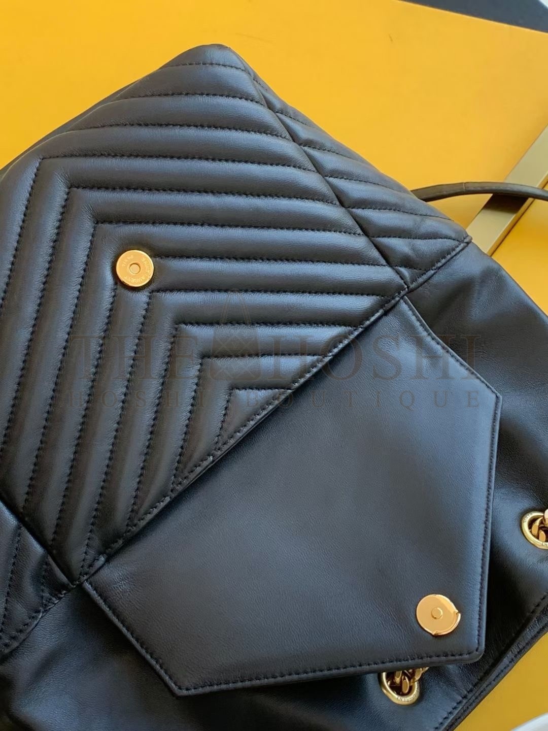 Sa1nt Lau*nt Joe Backpack In Black Lambskin Master Quality