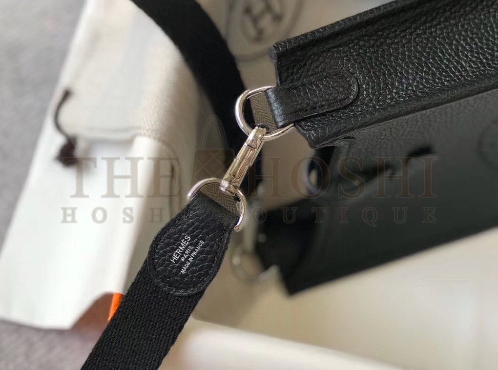H**me5 Evelyne III TPM Bag In Black Clemence Leather Master Quality