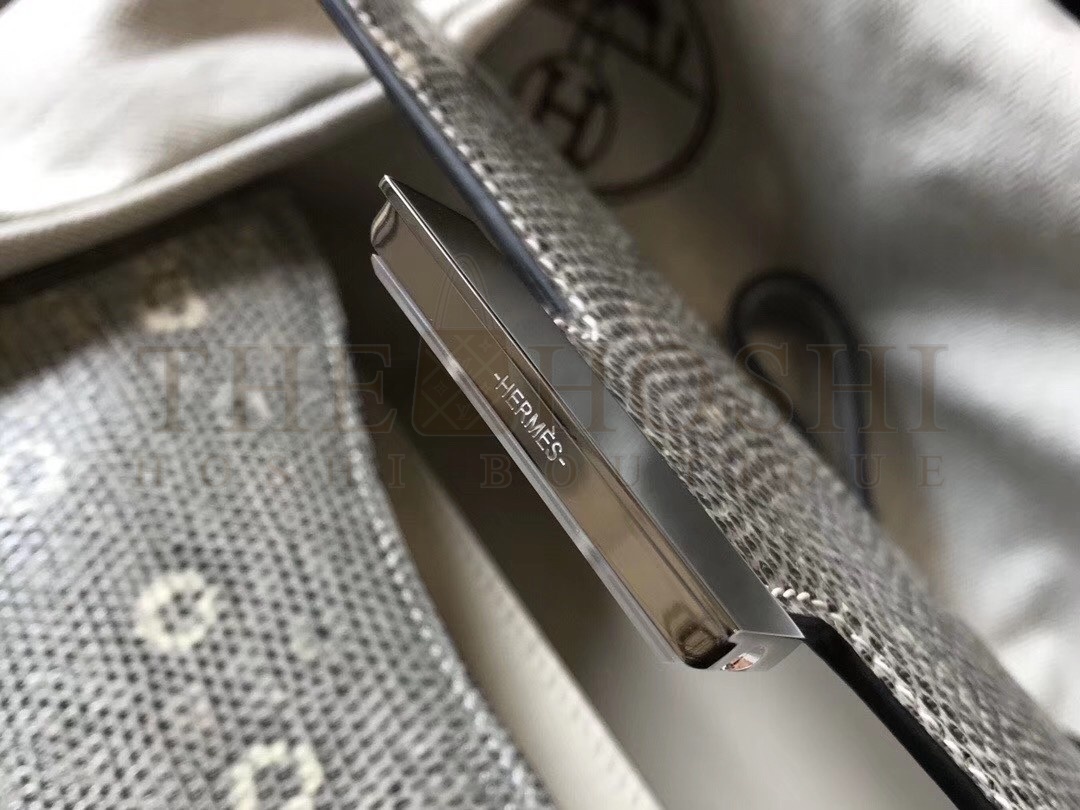 H**me5 Constance 24cm Bag In Ombre Embossed Natural Lizard Master Quality