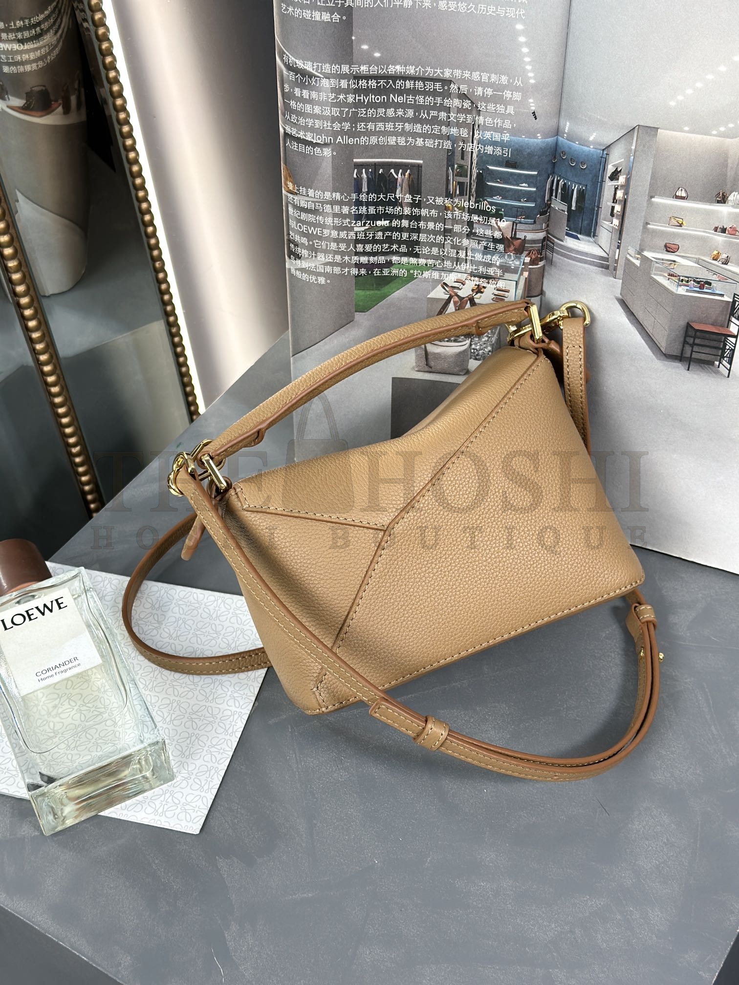 L0ew* Mini Puzzle bag in soft grained calfskin Master Quality