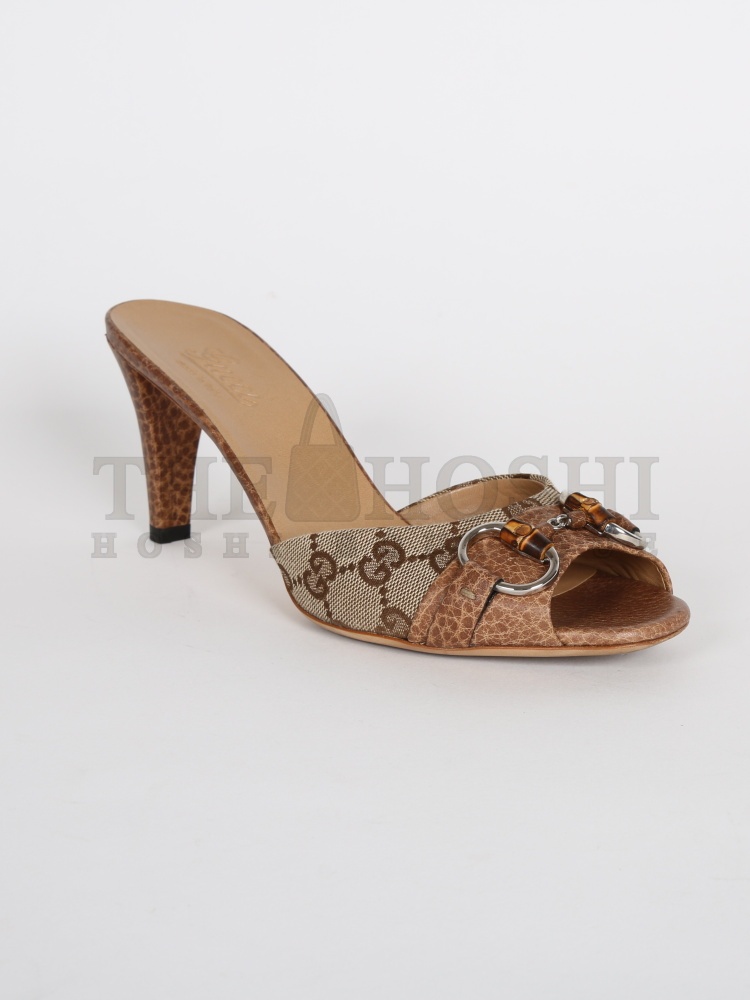 Gvc*1 G2 Canvas Bamboo Horsebit Sandals Master Quality