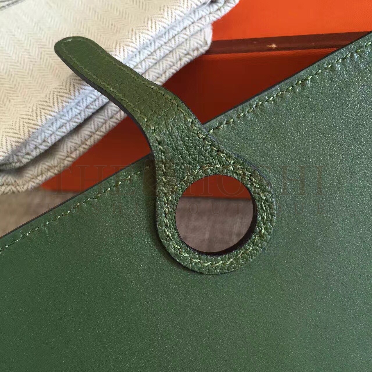 H**me5 Dark Green Dogon Duo Combined Wallet Master Quality