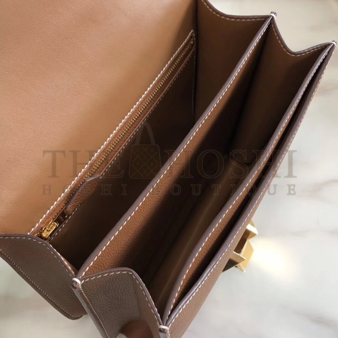 H**me5 2002 20cm Bag In Gold Evercolor Calfskin Master Quality