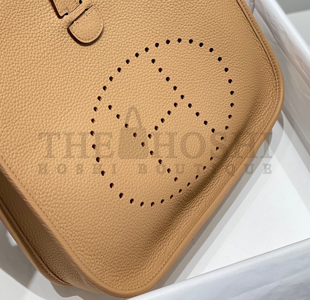 H**me5 Evelyne III 29 Bag in Chai Clemence Leather Master Quality