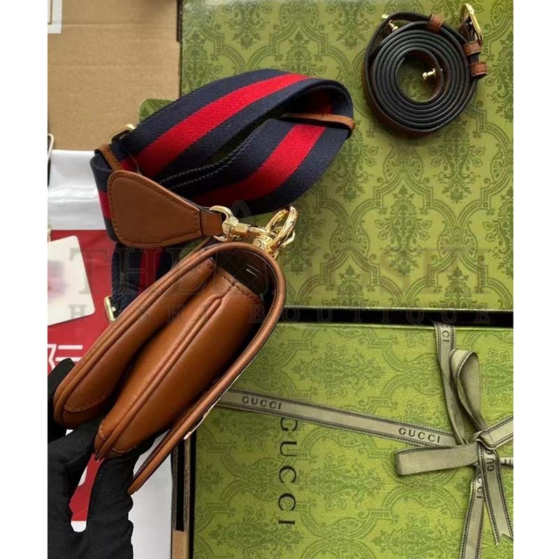 Gvc*1 Women GG Blondie Shoulder Bag Cuir Leather Round Interlocking G Master Quality