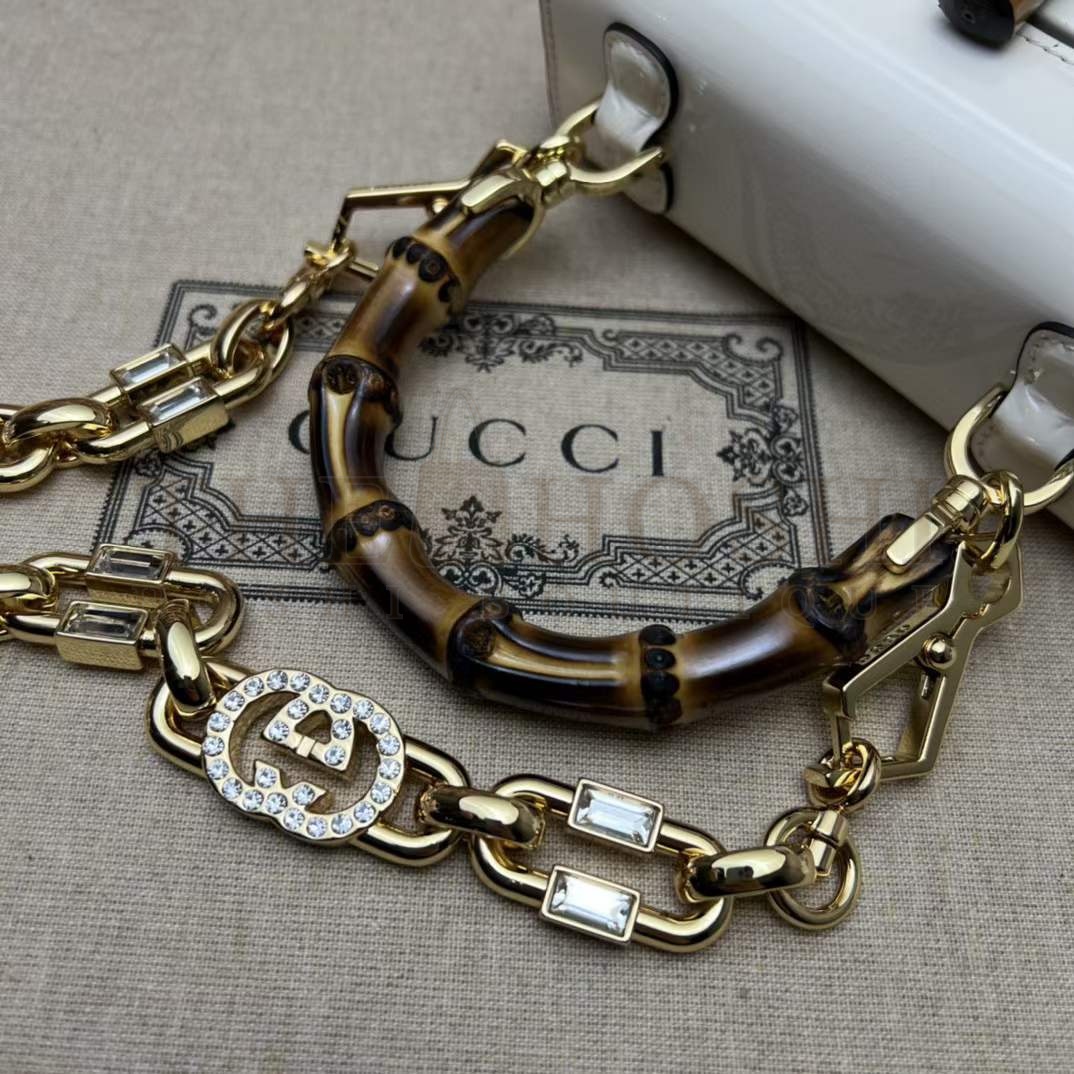 Gvc*1 Women GG Gvc*1 Bamboo 1947 S*per Mini Bag Light Beige Leather Master Quality