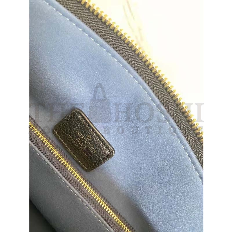 L0vis Vvtt0n LV Women Grand Palais Tote Bag Black Monogram Embossed Grained Cowhide Master Quality