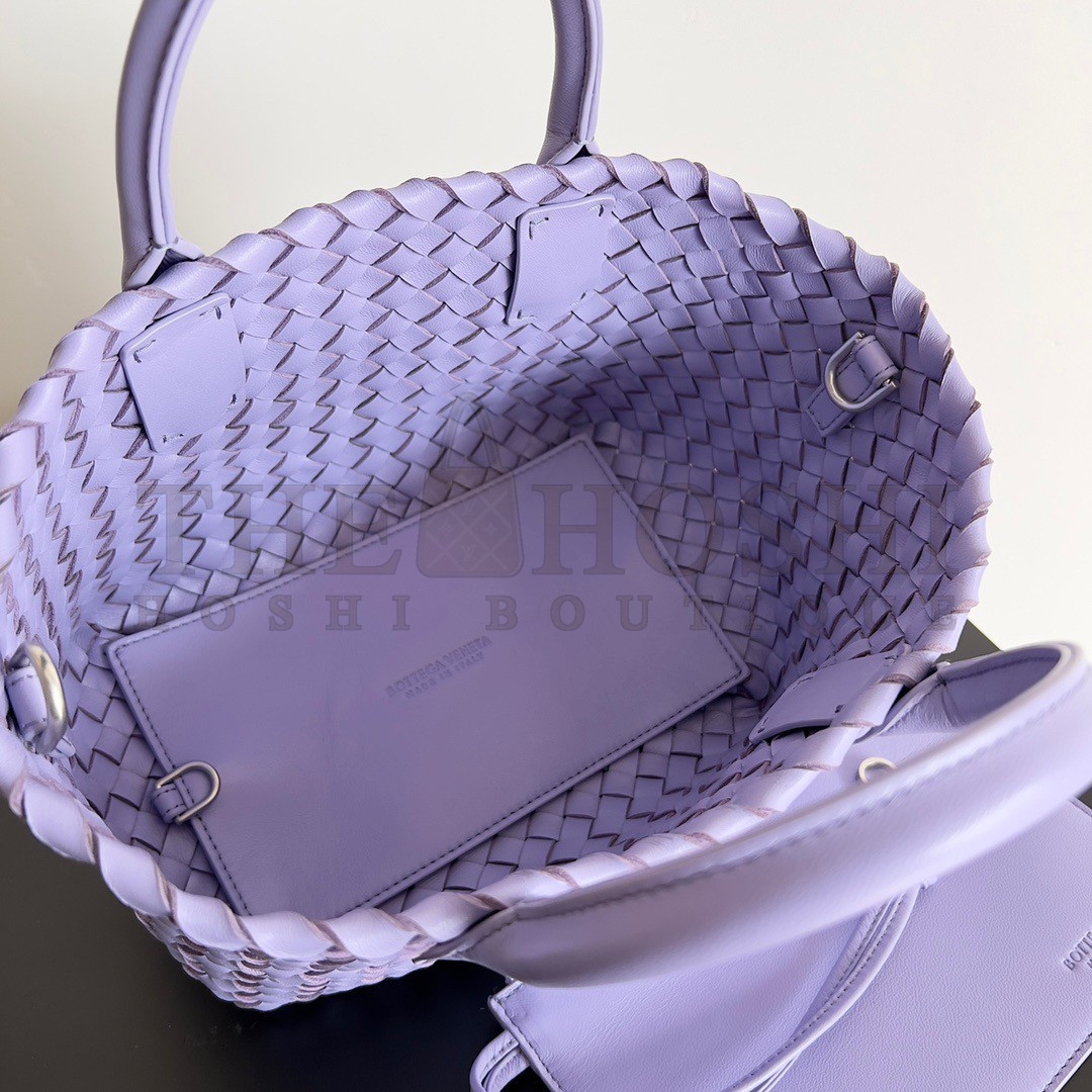 B0tt*ga Ven*ta Cabat Mini Bag In Wisteria Intrecciato Lambskin Master Quality