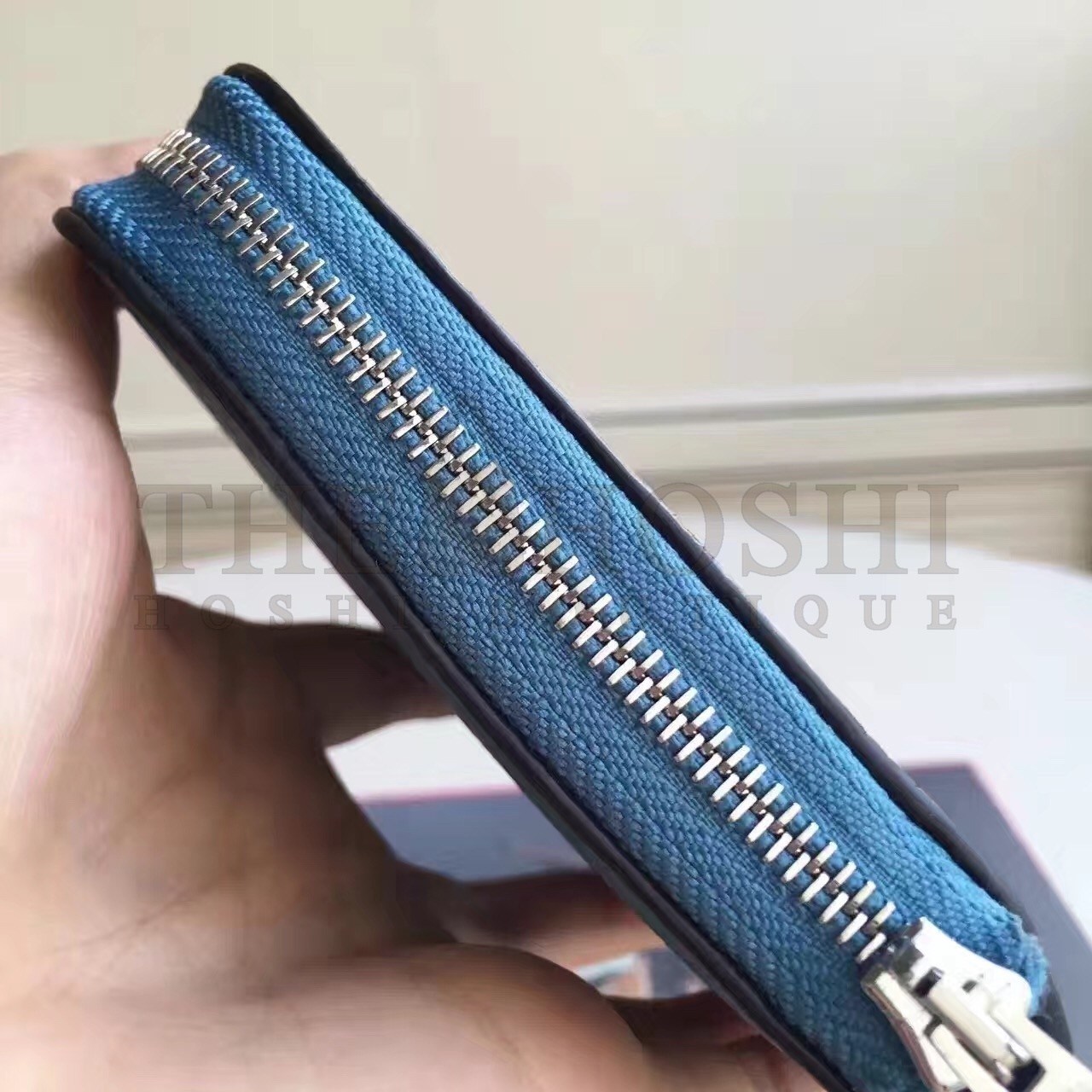 H**me5 Blue Jean Azap Zipped Wallet Master Quality