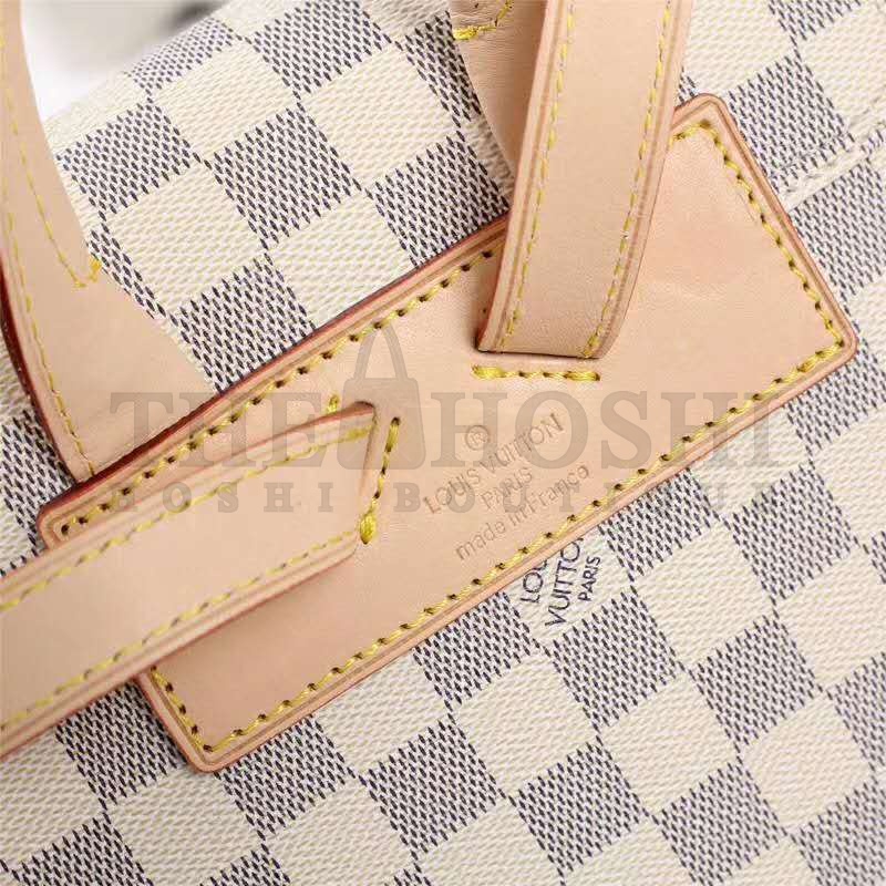 L0vis Vvtt0n LV Women Sperone Backpack in Damier Azur Canvas-Beige Master Quality