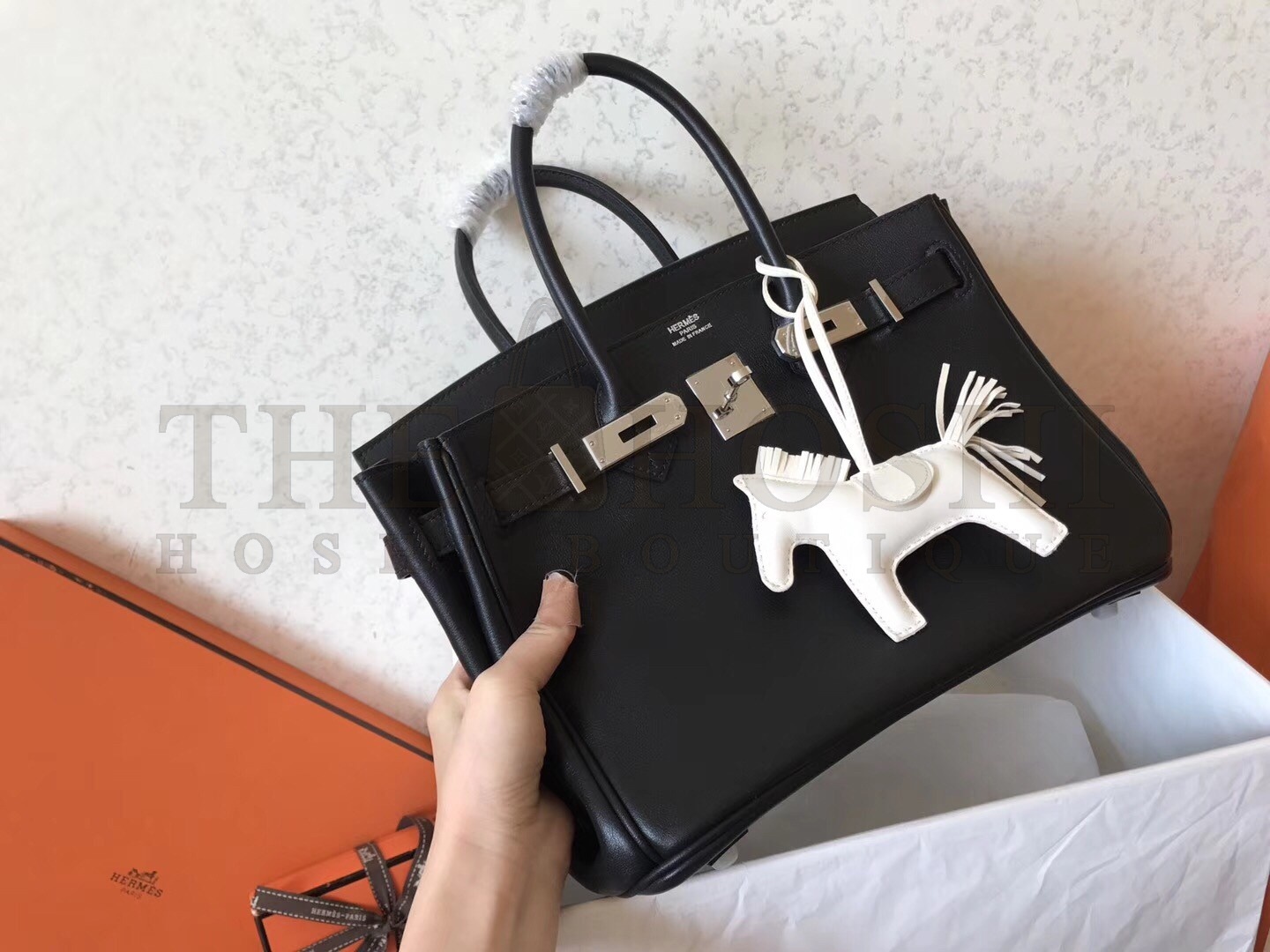 H**me5 Black Birkin 30cm Swift Handmade Bag Master Quality