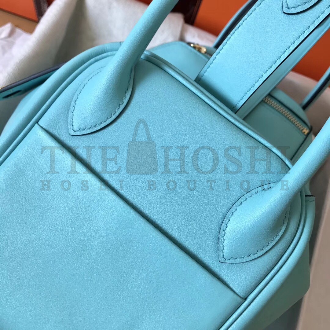 H**me5 Blue Atoll Lindy 30cm Swift Handmade Bag Master Quality