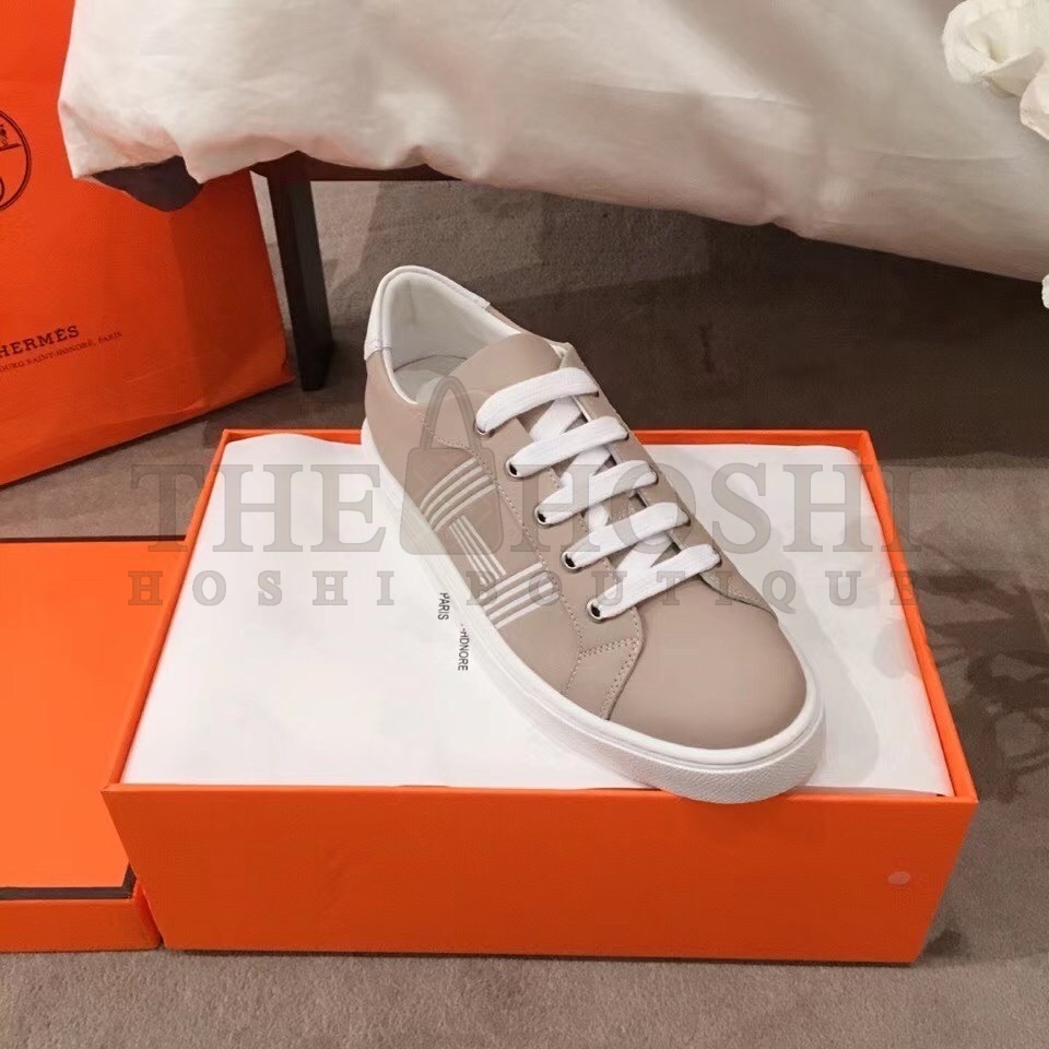 H**me5 Avantage Sneakers In Beige/White Calfskin Master Quality